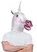 Lubber Novelty Unicorn Latex Animal Head Mask, Halloween Costume
