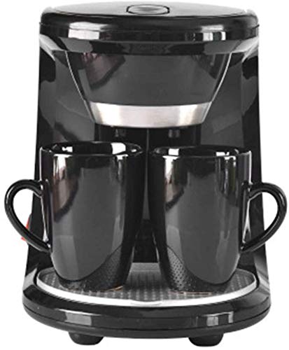 ZJZ Auto-Dual-Cup-Kaffeemaschine, elektrische Filterkaffeemaschine Dual-Use-Kaffee Tee-Maschine Haushaltskaffeemaschine…