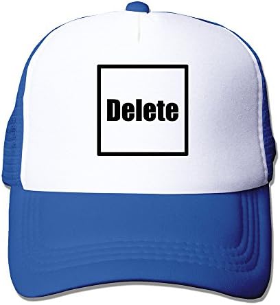 MZONE Adult Mesh Cap Hat Delete Logo Baseball Visor Cap RoyalBlue