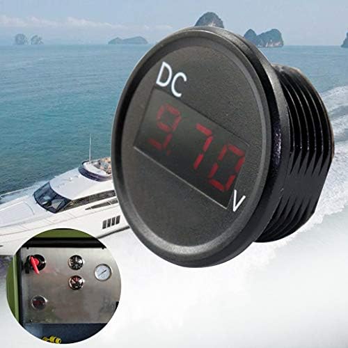 電圧計 デジタル メーター Ledデジタル 商品 2 5v 防水 自動車 30v レッド 車