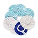 SPTA 9 Inch & 10 Inch Car Polisher Bonnet, Waxers Bonnet Set,Max Waxer Bonnet Polishing Pad for Most Car Polishers for 9 Inch & 10 Inch Car Polisher Pack of 8Pcs