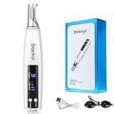Beemyi Blue Ray Picosecond Pen - Rechargeable Wireless Laser Picosecond Pen for Removing Tattoo Skin Tag Scar Freckle Mole Skin Professional Beauty Device with Protective Glasses