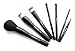 xtava Studio Pro Classic Essentials Makeup Brush Kit - Premium Set of 7 Essential, Professional Quality Brushes to Build Your Collection and Master Your Look - Strategic Blend of Natural and Synthetic Bristles for Enhanced Coverage - Includes Sleek Carrying Case for Powder, Foundation, Kabuki, Eyebrow, Eye Shadow, Lip and Blending Brushes