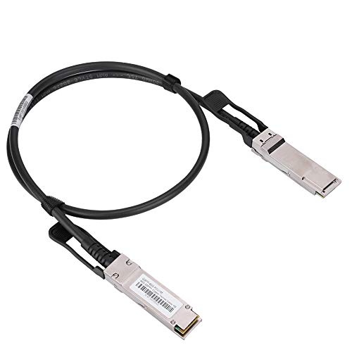 Mugast QSFP-40G-CU1M SFF-8436 Cable,3.3FT 4 Channels 10Gbps High Speed Transmission Copper Data Cable for VR, Data Center, Server, High-Speed Network Card, RAID Disk Array, etc