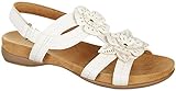 Natural Soul by Naturalizer Womens Avril Sandals 8 White