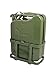 Jerry Can Holder for 5 Gallon (20 Liter) Gas Tank - Steel Bracket Mount Holder Gas Can Strap - Green