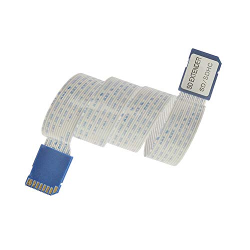 OUSHE SD Card Extension Cable Male to Male Adapter Flexible Data Transfer Memory Card Extender Cord for SLR Camera/Raspberry Pi/Car GPS/Arduino/3D Printer/Monitoring System/TV and Other Devices,15CM
