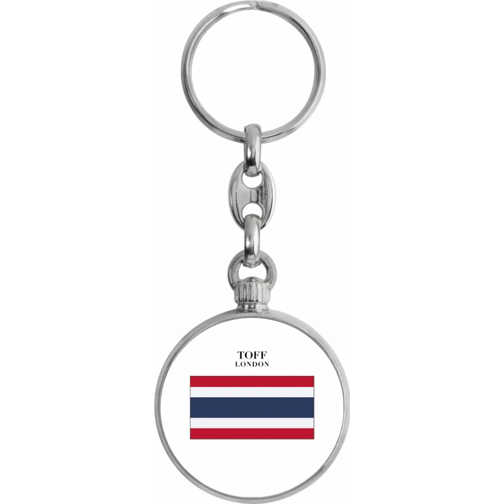 Toff London Thailand Flag Keyring