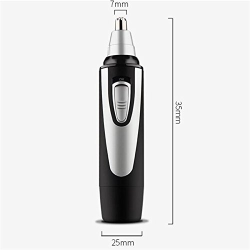 EDTara 2 in 1 Portable Battery Powered Ear & Nose Hair Trimmer Facial Hair Shaver Cleaner - Thumbnail 7