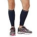 Zensah  Compression Leg Sleeves, Navy, Small/Medium