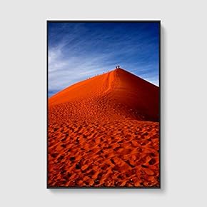 Framed Canvas Home Artwork Decoration Desert Canvas Wall Art for Living Room, Bedroom - 16x24 inches