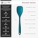 StarPack Basics Silicone Spatula Spoon (Spoonula) - Spatulas Silicone Heat Resistant to 480°F - Hygienic One Piece Rubber Spatula Spoon Design - Spoon Spatulas for Nonstick Cookware (Teal Blue)