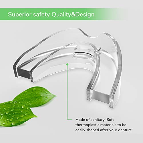   Snore Stopper Mouth Guards for Teeth Grinding, Sleep Aid Custom Fit Night Mouthpiece, Anti Snoring Solution with Case