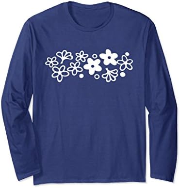 Unisex Vintage Pyrex Pattern - Spring Blossom (White) 2XL Navy