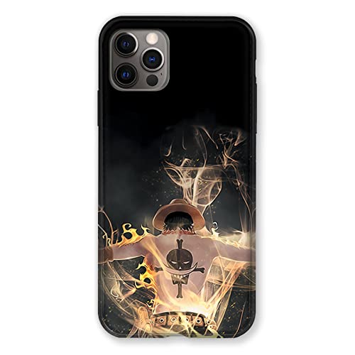 Cokitec Manga One Piece Ace iPhone 13 (6.1) Case - Black
