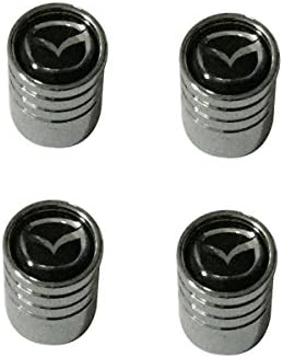 Zelux Chrome Car Styling Accessories Wheel Tire Valve Caps Stem External Use For Japan Mazda Car Auto Stylish