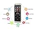 MP3 Music Player, 8GB Hi-Fi Lossless Sound Audio Players with Touch Button, FM Radio,Voice Recorder Function, Support Expandable up to 128GB, Black