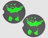 Banksy Panda Car Coaster – Cup Holder Coaster For