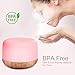 1000ML Essential Oil Diffuser For Large Room – Quiet Aroma Oil Diffuser with Adjustable Cool Mist Humidifier Mode,Remote Control Waterless Auto-off 7 Color LED Lights Changing for Home,Office Bedroomthumb 2
