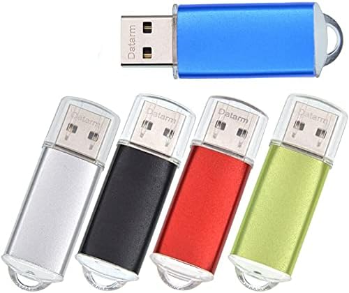 USB Stick 512MB Bulk 5 Pack Mini USB 2.0 Memory Sticks - Thumb Drive Metal Pendrive Value Multipack Small Capacity Flash Drive - Datarm Portable Multicoloured Pen Drives Embroidery Sewing Machine