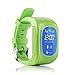 [CE RTTE approval] Corelink Kids tracking GPS Smart Watch Children Anti-lost Tracker Locator Watch for iPhone Android Smartphone (NW-11E Green)