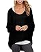 ZANZEA Women's Sexy Long Batwing Sleeve Loose Pullover Casual Top Blouse T-Shirt