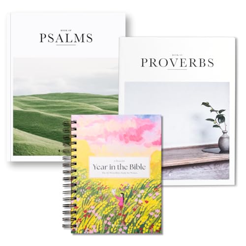 A Beautiful Year in the Bible and Psalms/Proverbs Christian Gift Set