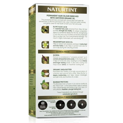 Naturtint Hair Color Permanent, 4N Natural Chestnut, 5.28 Ounce