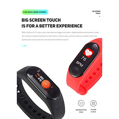 Chenway Fitness Tracker Watch with Heart Rate Monitor, Slim Sports Activity Tracker Watch, Waterproof Pedometer Watch with Sleep Monitor, Step Tracker for Android and iPhone