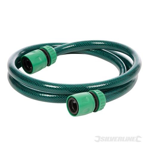 Silverline353266 Hose Connection Set 1/2" Female, Green