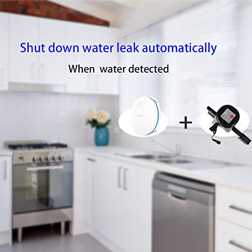 Smart Home Automation Z-Wave Gas/Water Auto Shutoff Valve for Pipes up to 1 1/2 Compatiable Smartthings Vera