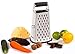 Cheese Grater - BEST GRIP – Premium Box Grater – Grater – Vegetable Shredder - Zester - for kitchen – 4 sided stainless steel by Capocuoco