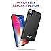 iPhone X/XS Battery Charging Case with Screen Protector,4000mAh Slim Charging Case, Compatible with Lightning Headphone & CarPlay,Sync&Charge,Extended Charger Backup case for iPhone X/Xs 5.8 inch.