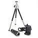Carson HookUpz Universal Digiscoping Smartphone Adapter with 6x18mm Telephoto Lens Monocular and Mini Adjustable Tripod (IC-918)