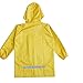 Unisex Kids Waterproof Raincoat Cartoon Hood Rain Poncho Jacket Outfit Yellow