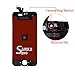 SANKA iPhone 5 LCD Screen Replacement White, Digitizer Display Retina Touch Screen Glass Frame Assembly for iPhone 5 - White (Free Tools Included)