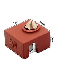 ILAMourCar   Juego de 2 calcetines de silicona para impresora 3D MK7 MK8 MK9 Hotend para Creality CR 10,10S,S4,S5 Anet A8.Silicona resistente a altas temperaturas 536.0 °F