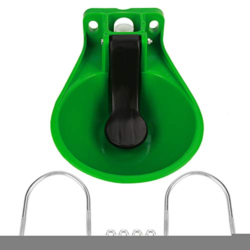 Plastic Automatic Water Bowl Livestock Drinker Water Bowl Trough Switch Valve Sheep Cow Drinking Container for Horses Cows Goats Donkey Poultry Watering Supplies