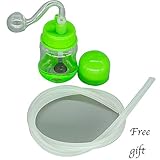 Snake Eyebrow Copper Fish HandmadeGlass Oil,Burner - Art Making Fragrance 5inch Man Ball (Green)