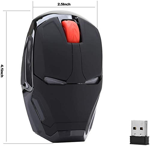 Ergonomic Wireless Computer Mouse for Kids, 2.4 G Portable Noiseless