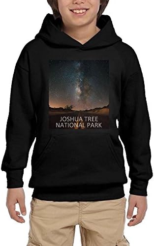 CW HOODEDS Joshua Tree National Park Boy Cotton Hoodie Youth Comfortable Hooded