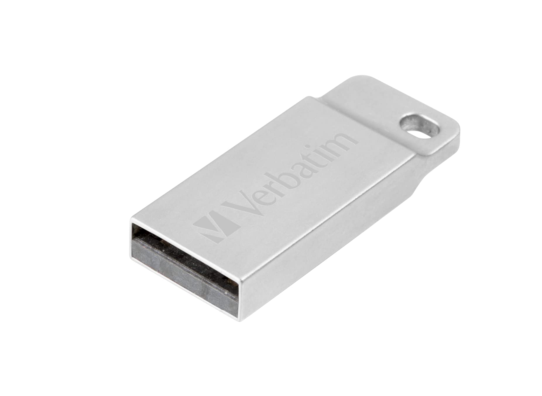 Verbatim Executive USB-stick metal 64 GB I USB 2.0 I USB memory stick I for laptop notebook ultrabook TV car stereo I USB 2.0 stick I data-stick including key ring I silver