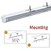 StarlandLed 6 PACK 1M/3.3ft V-Shape LED Channel Aluminum with Clear PC Cover for Strip Lights Mounting,LED Strip Light Channel with Complete Mounting Accessories