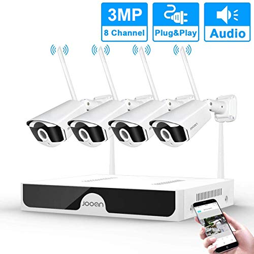 JOOAN 3MP Wireless Security Camera System, 8-Channel Jordan Ubuy