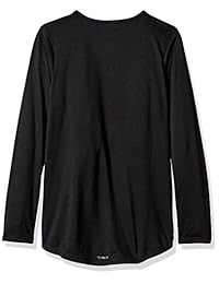 Camiseta femenina de manga larga adidas para niñas