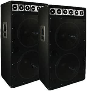 pro studio speakers dual 15