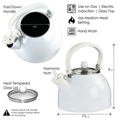 4 Reston+Lloyd+Whistling+Teakettle+2+2+Quart