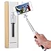 Bluetooth Selfie Stick, iRAG with 20 Hours Battery Life for iPhone, Android and All Other Smartphones - Black