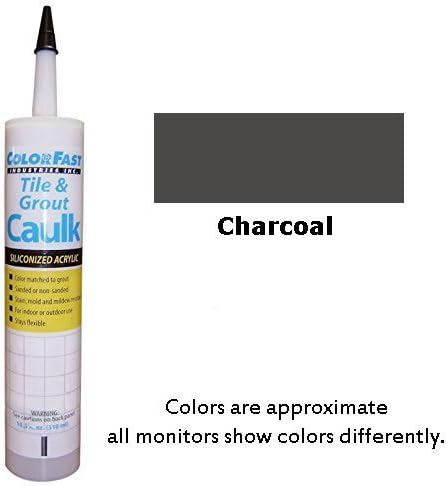 Color Fast Colored Caulk to Match Mapei Sanded โ 33 Colors Available (Charcoal)