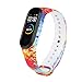 Smartband Band Compatible for Xiaomi Mi Band 4 Straps Smartwatch Wristband Replacement Band Silicone Smart Bracelet, ASTVSHOP Colorful Accessaries Waterproof Sport (19cm x 14cm x 1.5cm, 5PC)